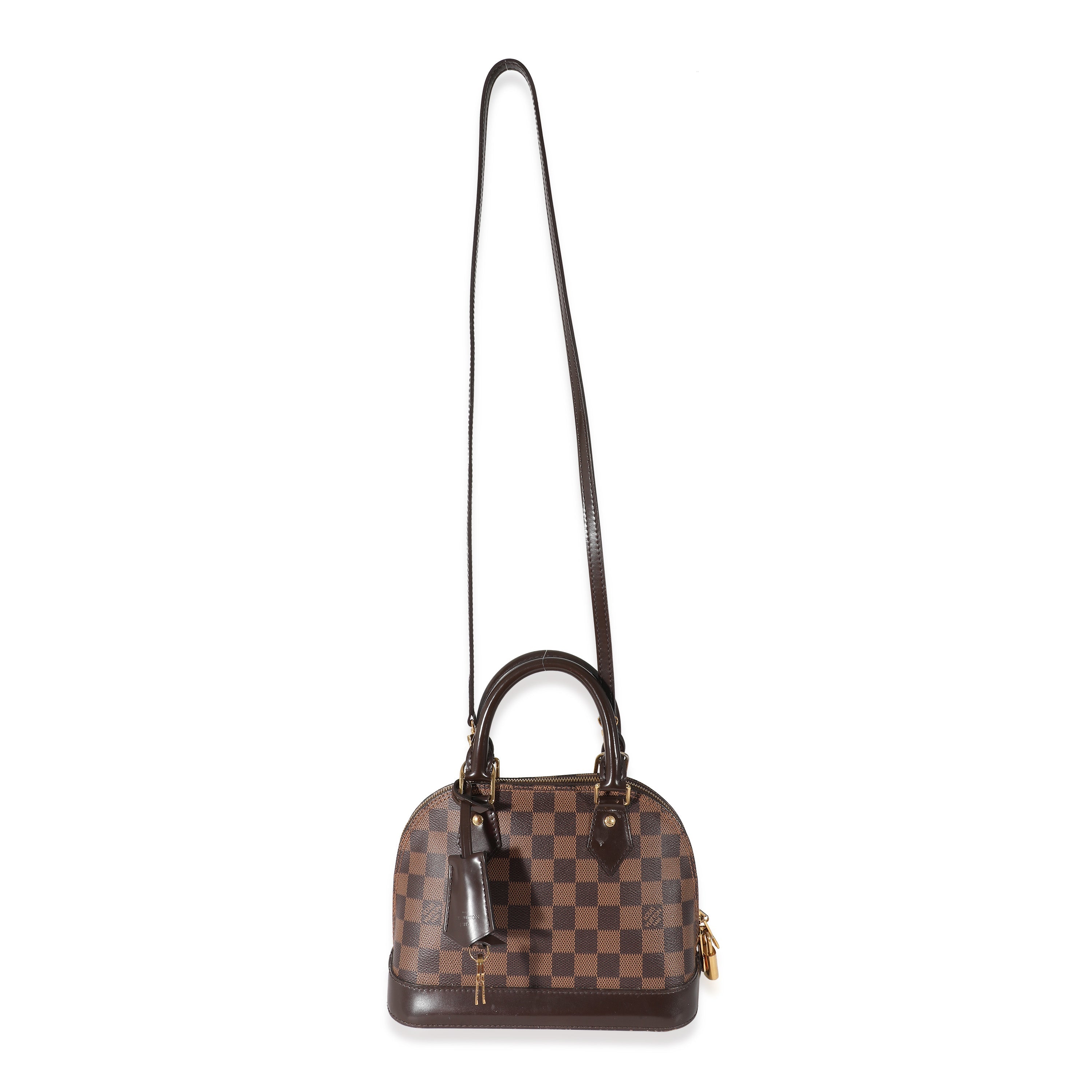 Louis Vuitton Louis Vuitton Damier Ebene Canvas Alma BB