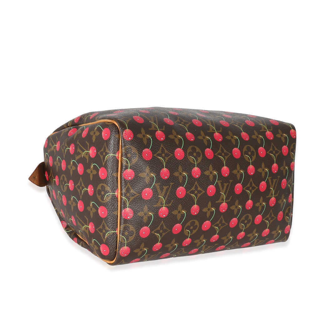 Louis Vuitton Louis Vuitton x Takashi Murakami Cerises Monogram Canvas Speedy 25