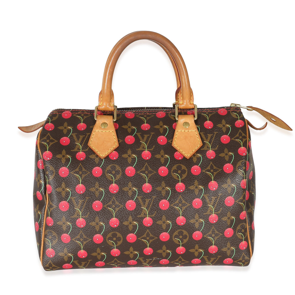 Louis Vuitton Louis Vuitton x Takashi Murakami Cerises Monogram Canvas Speedy 25