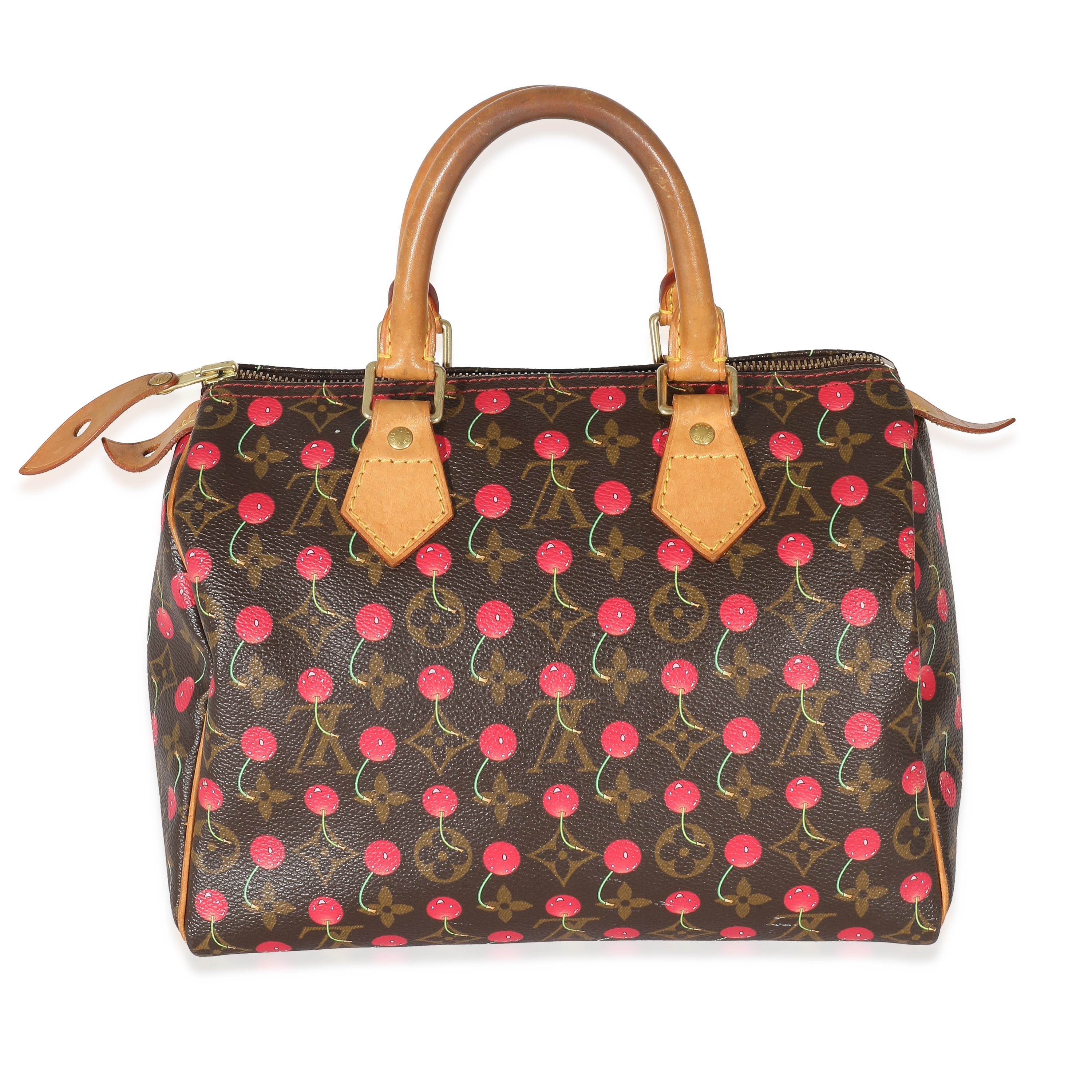 Louis Vuitton Louis Vuitton x Takashi Murakami Cerises Monogram Canvas Speedy 25