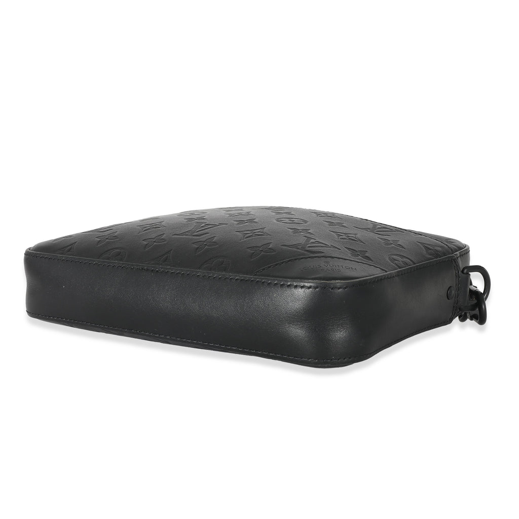 Louis Vuitton Black Monogram Shadow Duo Messenger