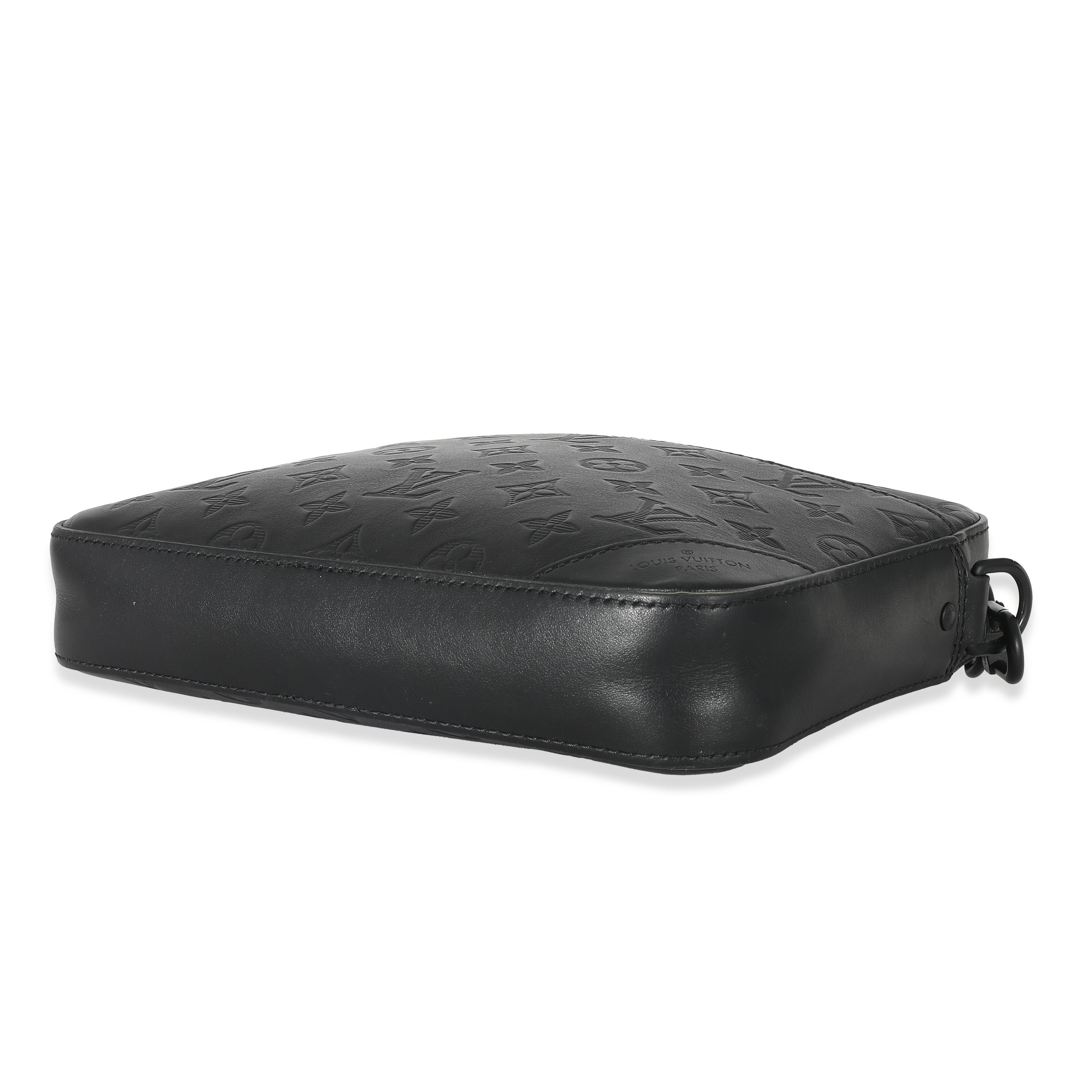 Louis Vuitton Black Monogram Shadow Duo Messenger
