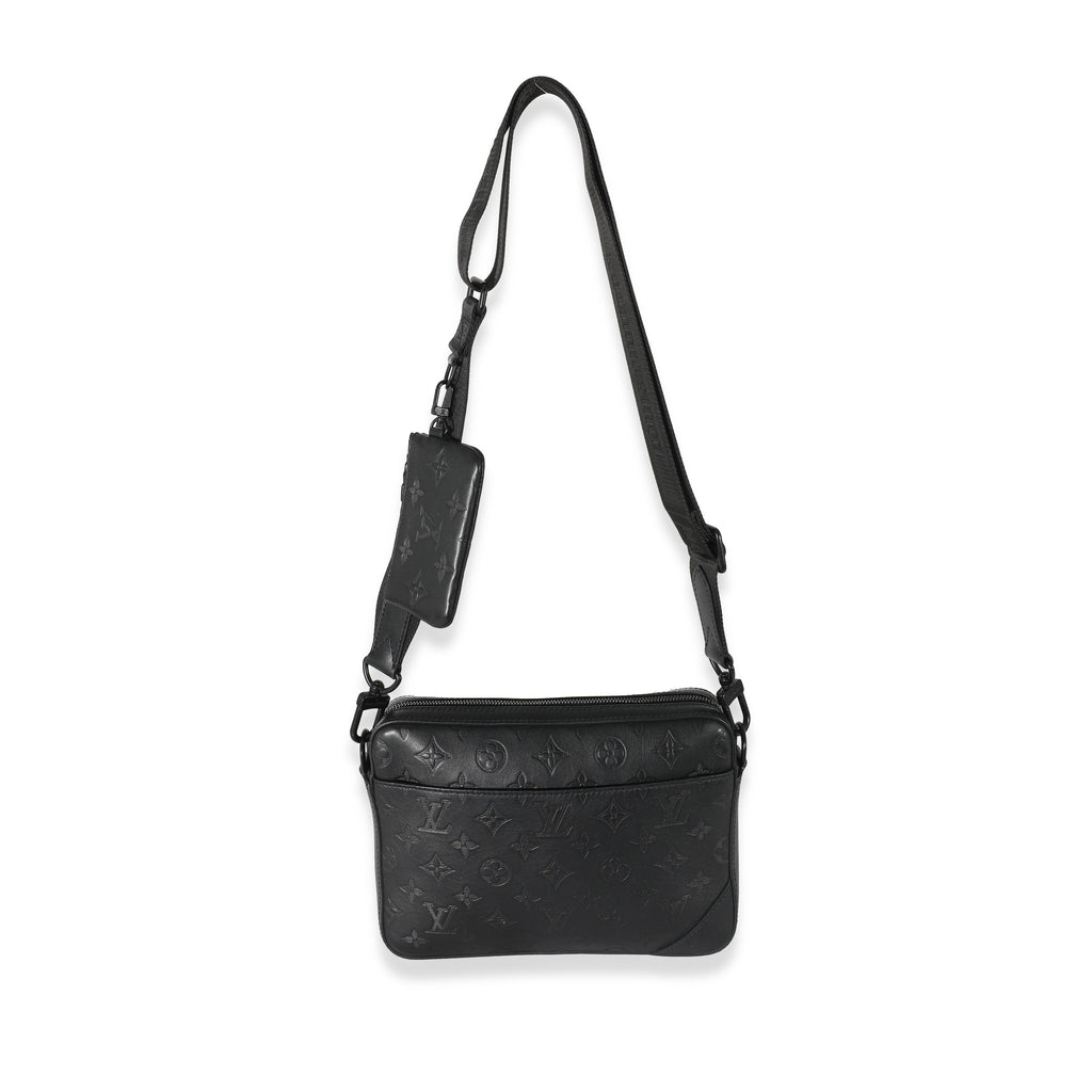 Louis Vuitton Black Monogram Shadow Duo Messenger