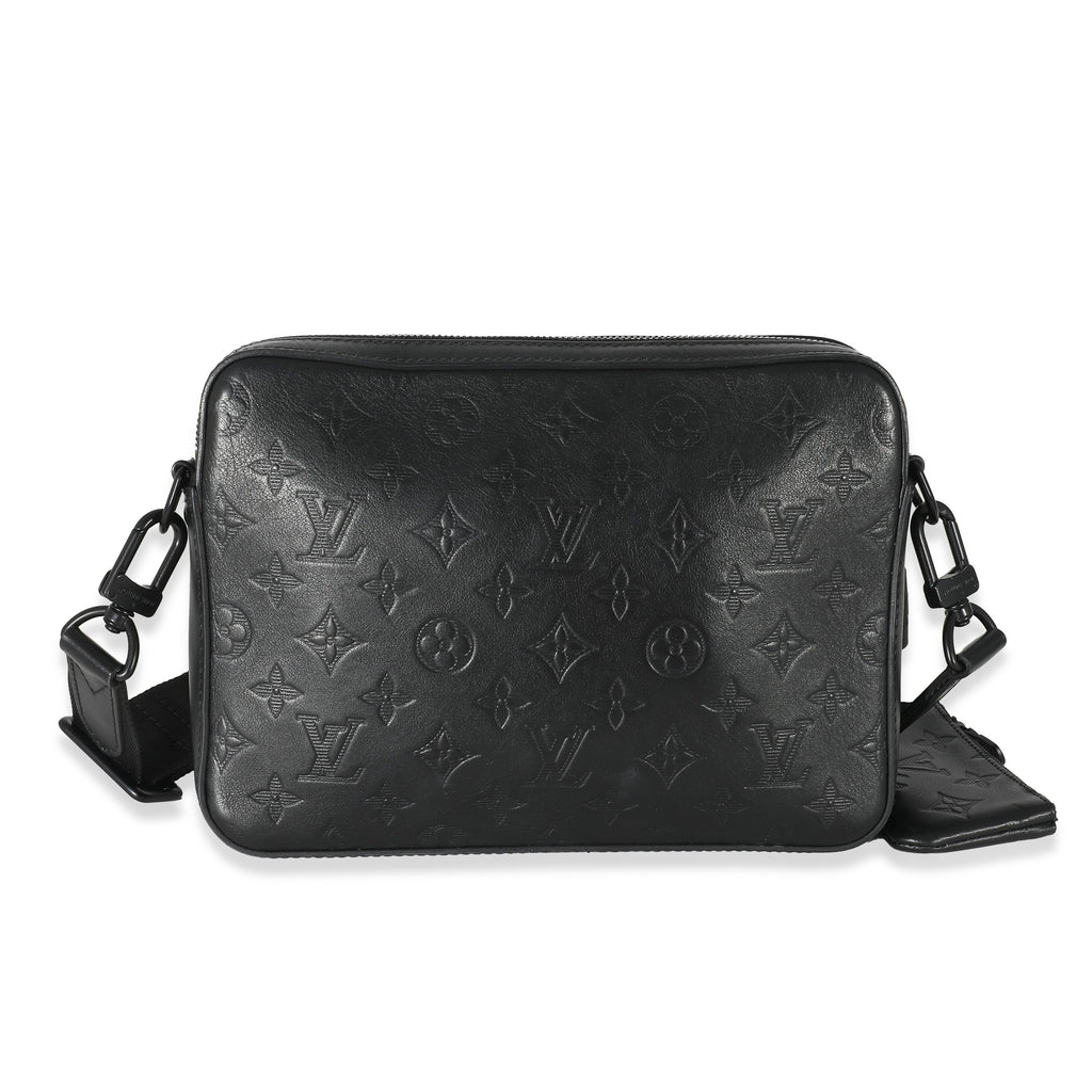 Louis Vuitton Black Monogram Shadow Duo Messenger