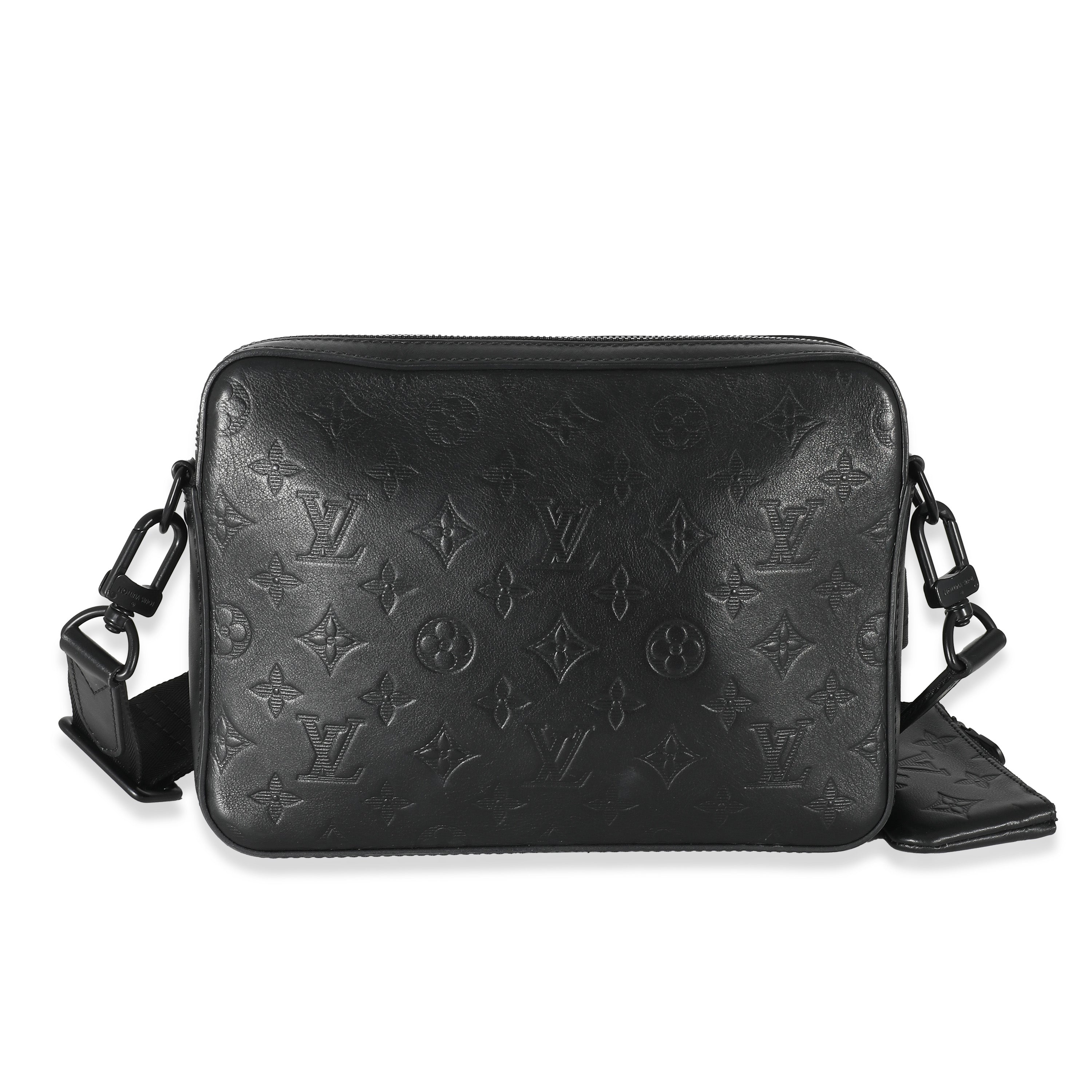 Louis Vuitton Black Monogram Shadow Duo Messenger