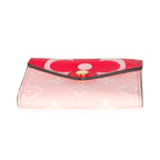 Louis Vuitton Rouge Rose Monogram Giant Canvas Zoé Wallet