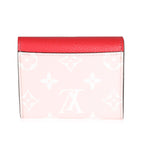 Louis Vuitton Rouge Rose Monogram Giant Canvas Zoé Wallet