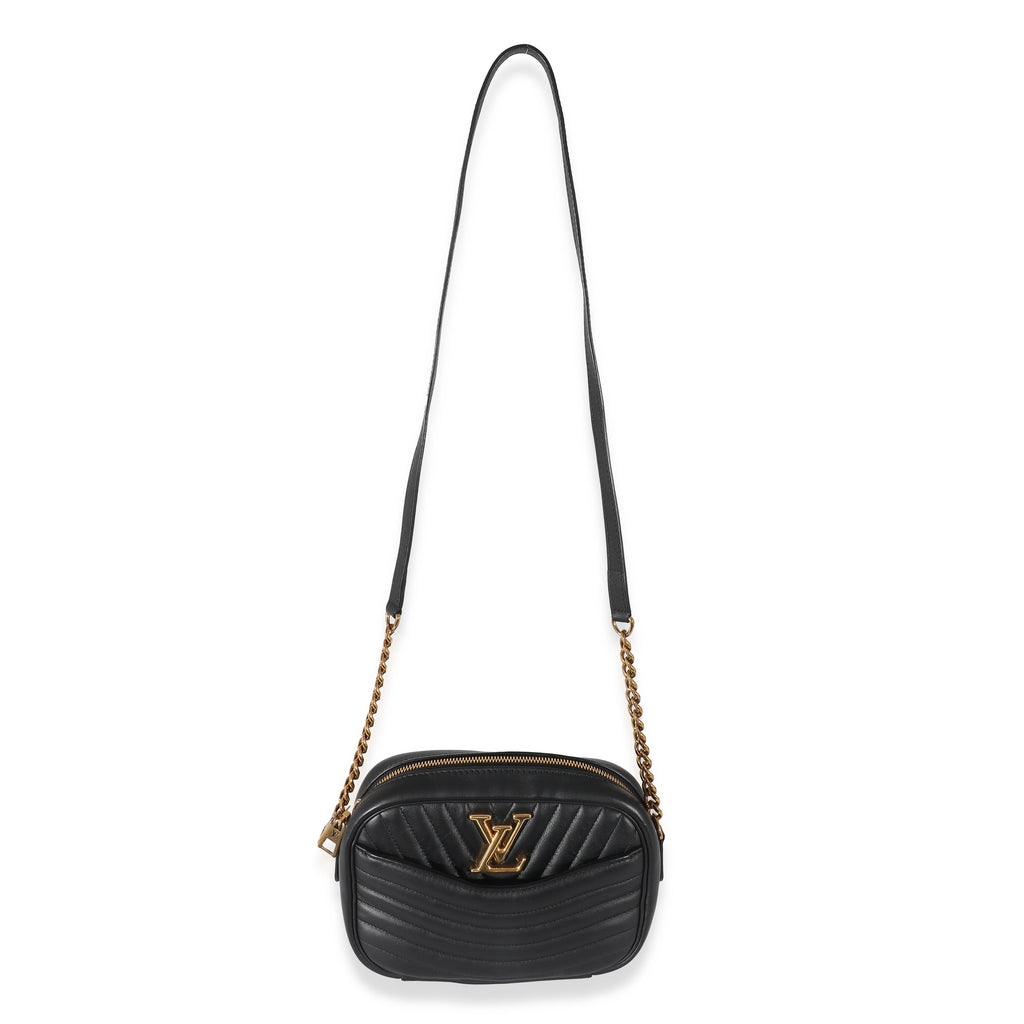 Louis Vuitton Louis Vuitton Black Calfskin New Wave Camera Bag