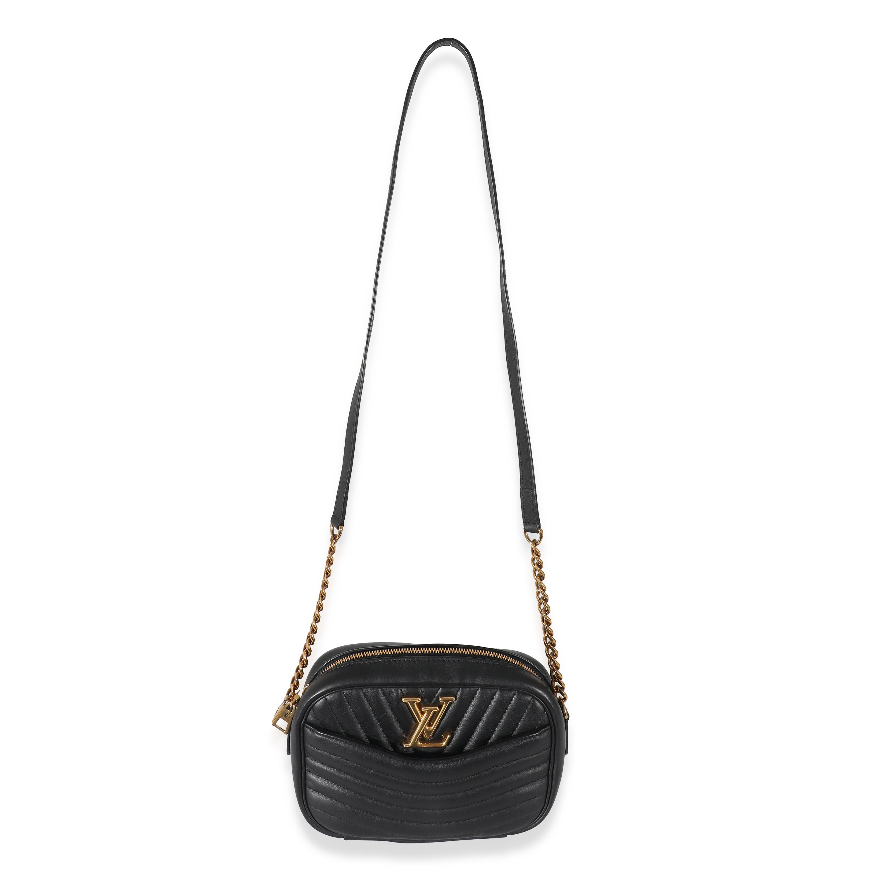 Louis Vuitton Louis Vuitton Black Calfskin New Wave Camera Bag