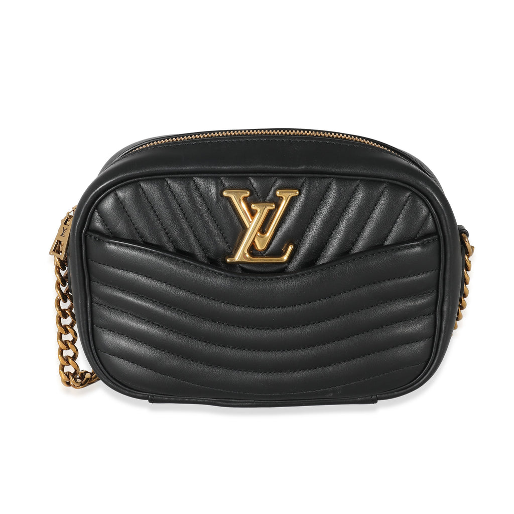 Louis Vuitton Louis Vuitton Black Calfskin New Wave Camera Bag