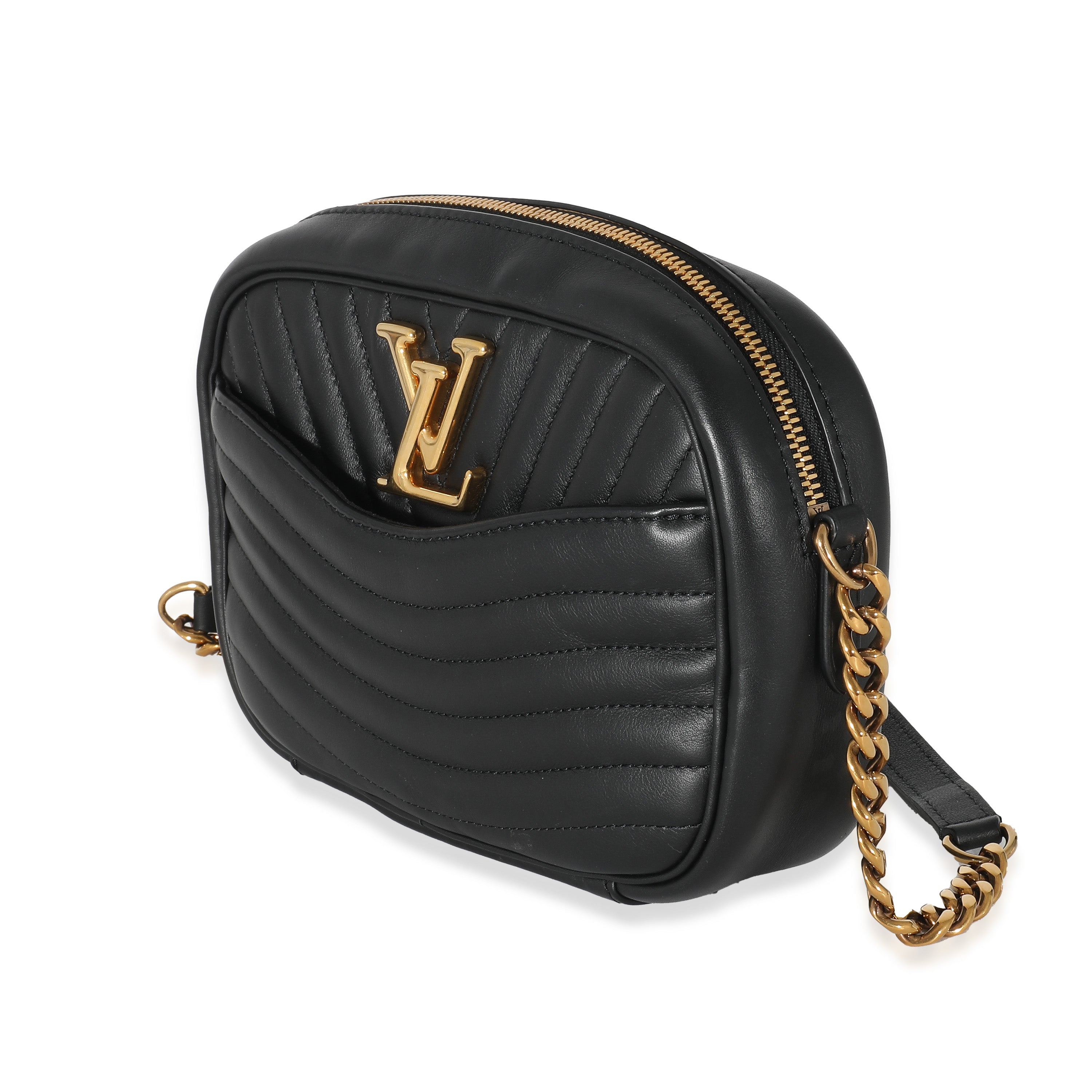 Louis Vuitton Louis Vuitton Black Calfskin New Wave Camera Bag