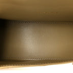 Balenciaga Mirror Calfskin Hourglass Top Handle Bag XS Gold