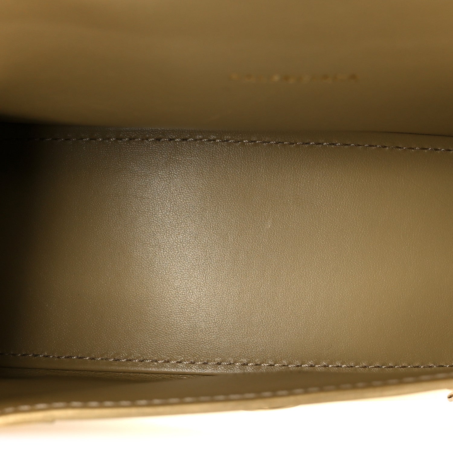 Balenciaga Mirror Calfskin Hourglass Top Handle Bag XS Gold