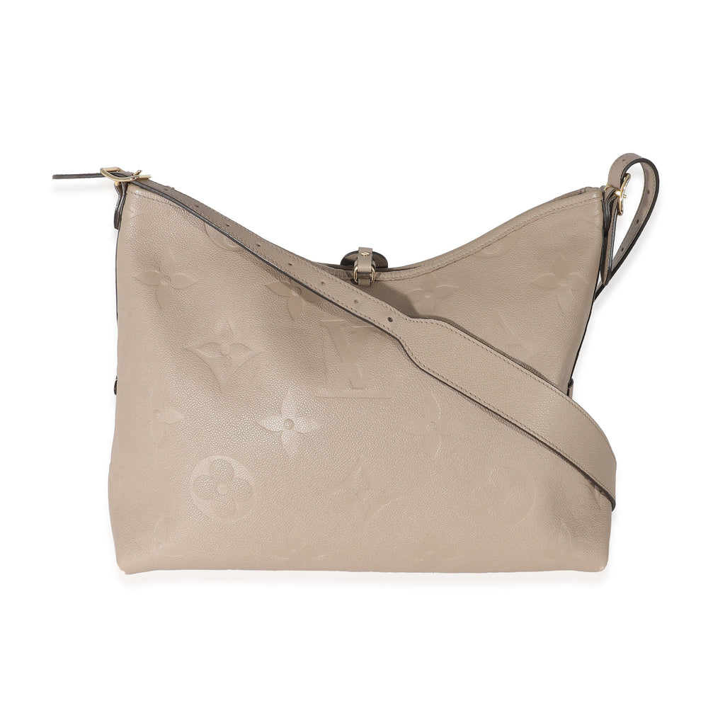 Louis Vuitton Louis Vuitton Turtledove Monogram Empreinte CarryAll MM