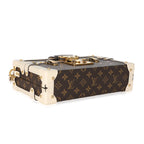 Louis Vuitton Louis Vuitton Creme Monogram Canvas Petite Malle