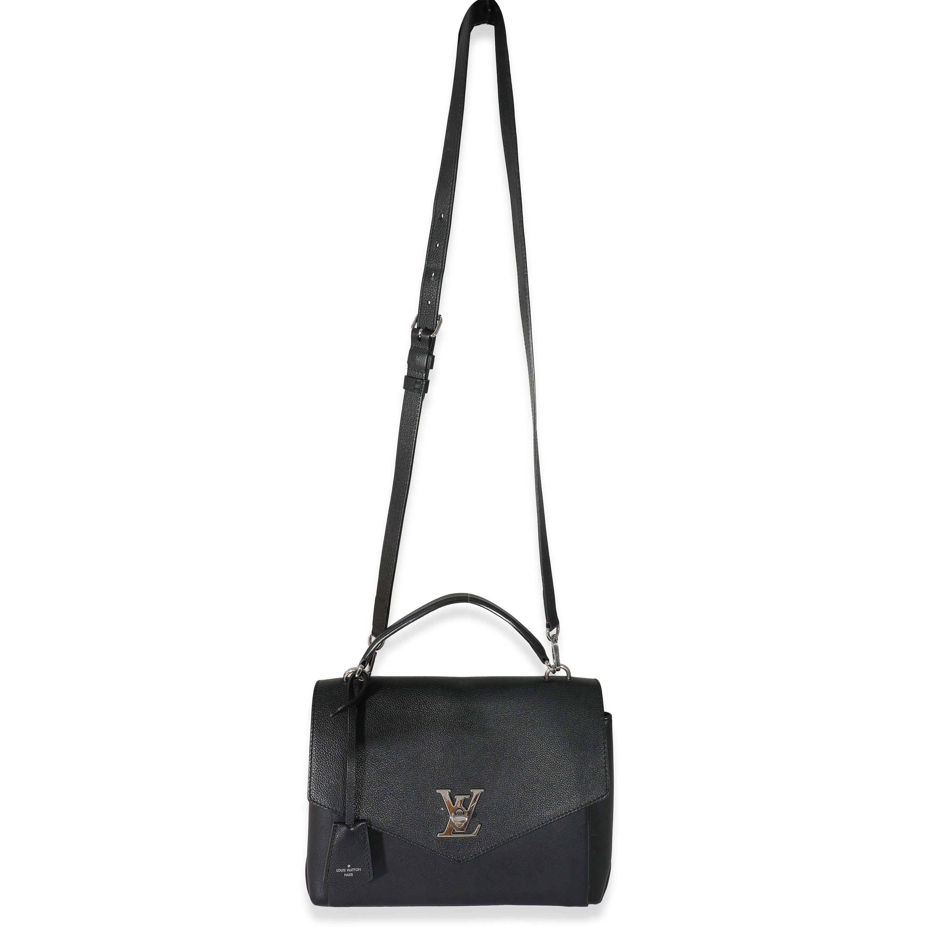 Louis Vuitton Louis Vuitton Black Calfskin MyLockMe Satchel