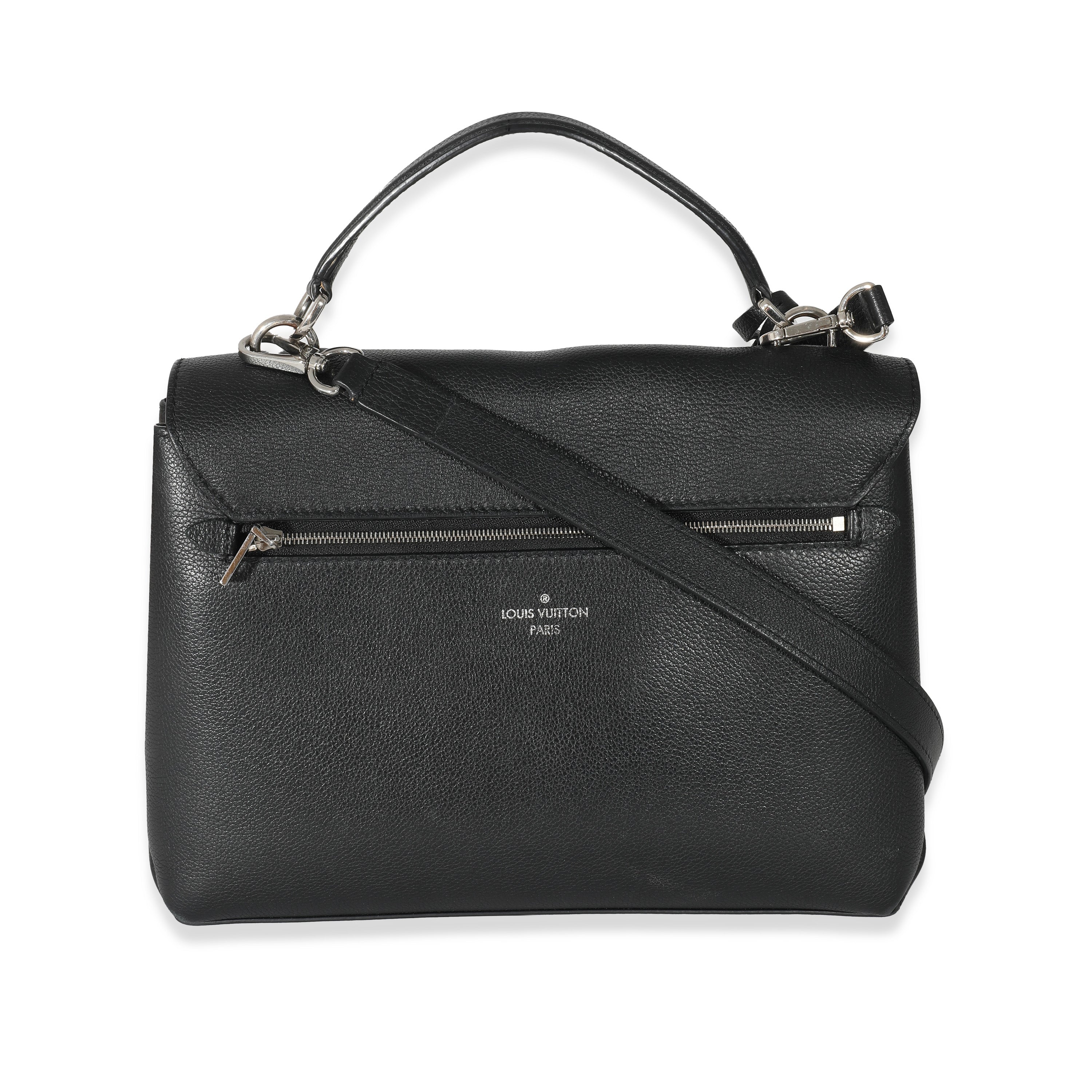 Louis Vuitton Louis Vuitton Black Calfskin MyLockMe Satchel