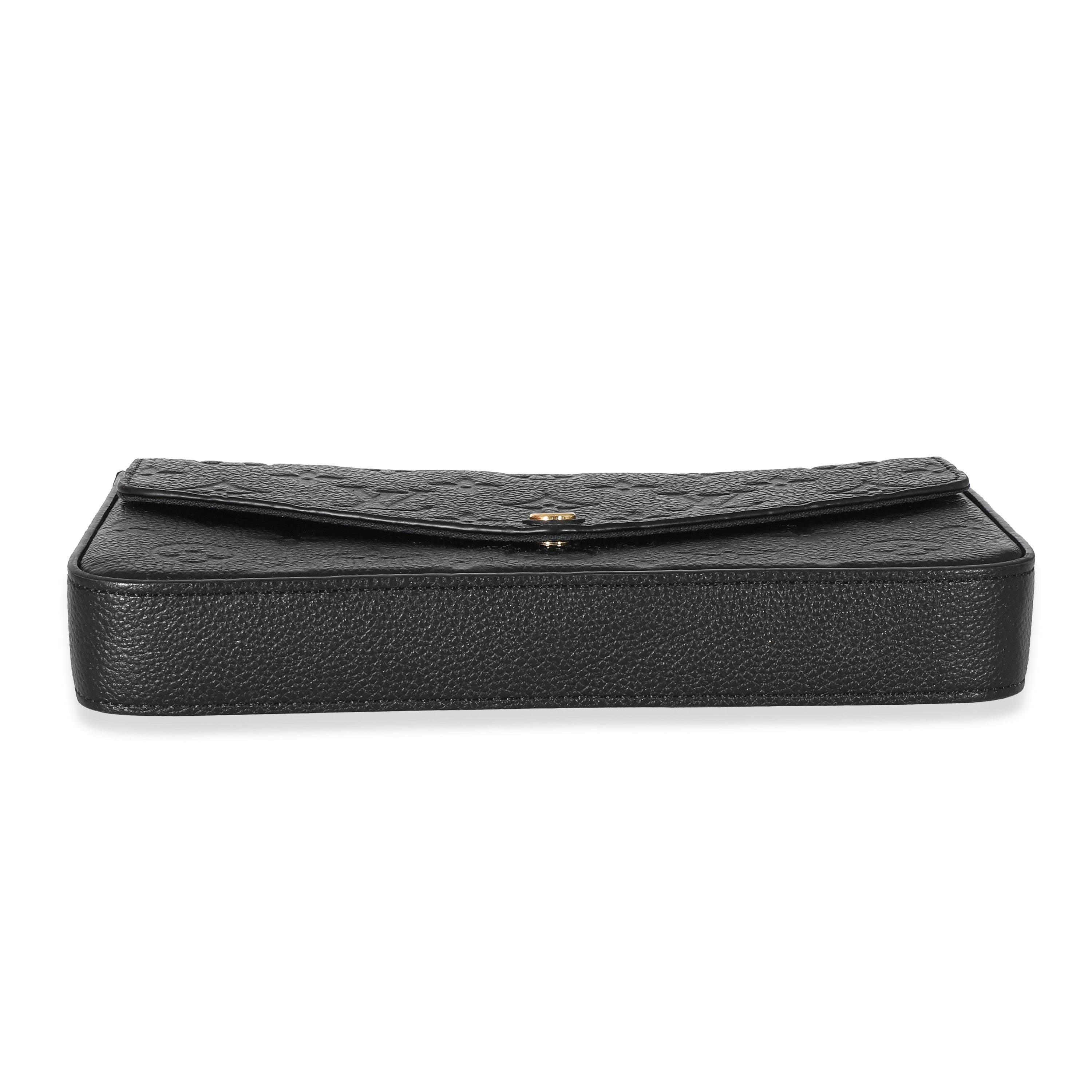 Louis Vuitton Louis Vuitton Black Monogram Empreinte Félicie Pochette
