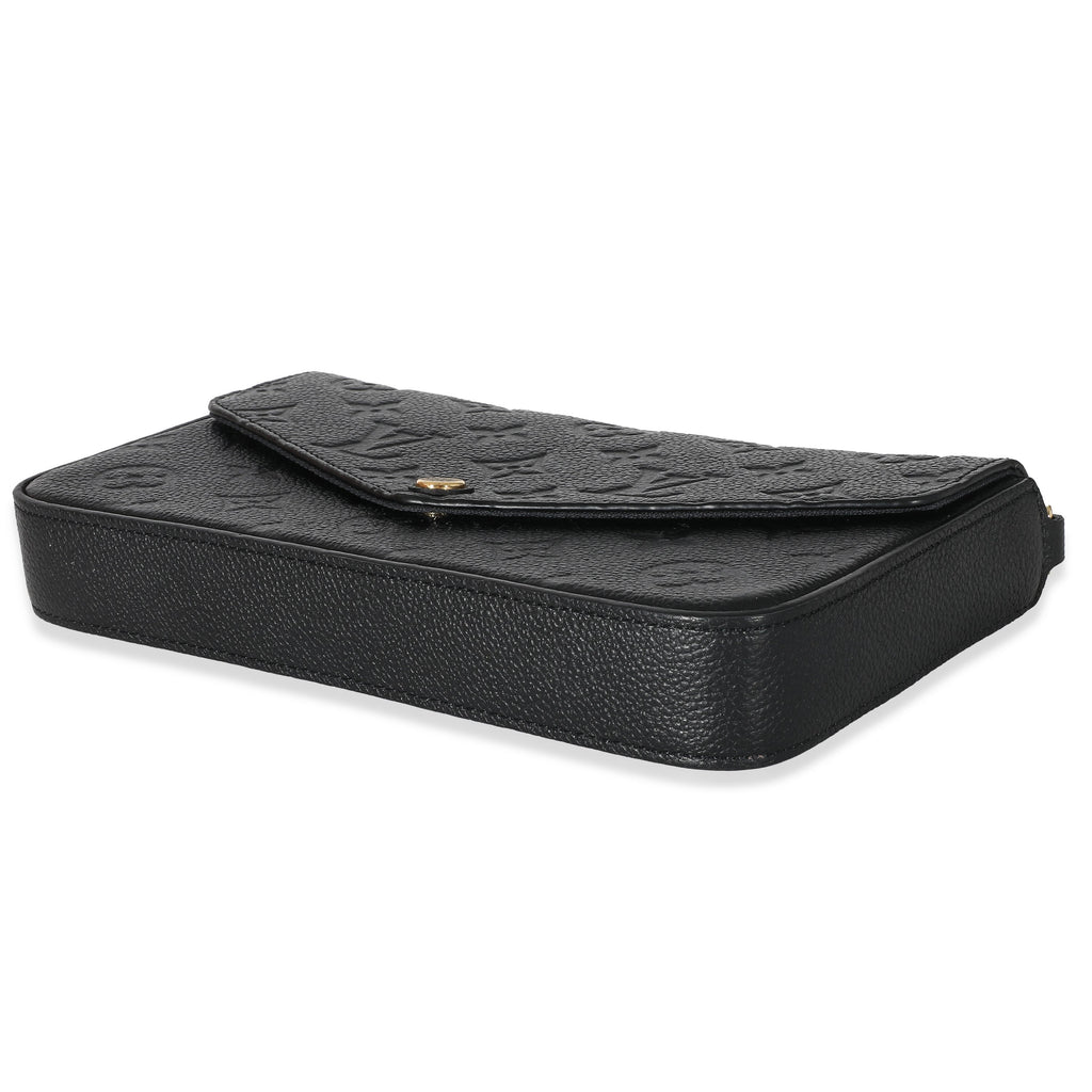 Louis Vuitton Louis Vuitton Black Monogram Empreinte Félicie Pochette