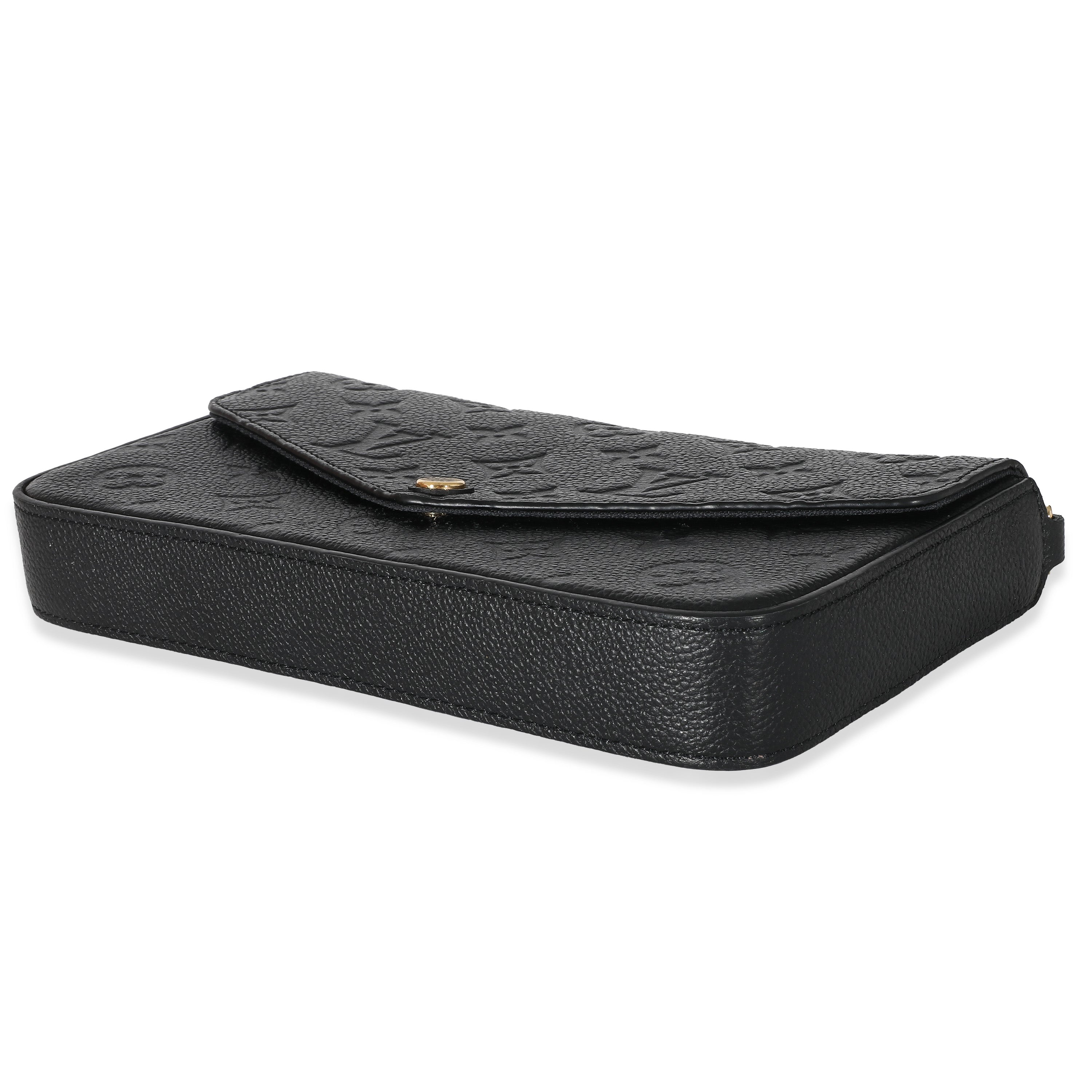 Louis Vuitton Louis Vuitton Black Monogram Empreinte Félicie Pochette