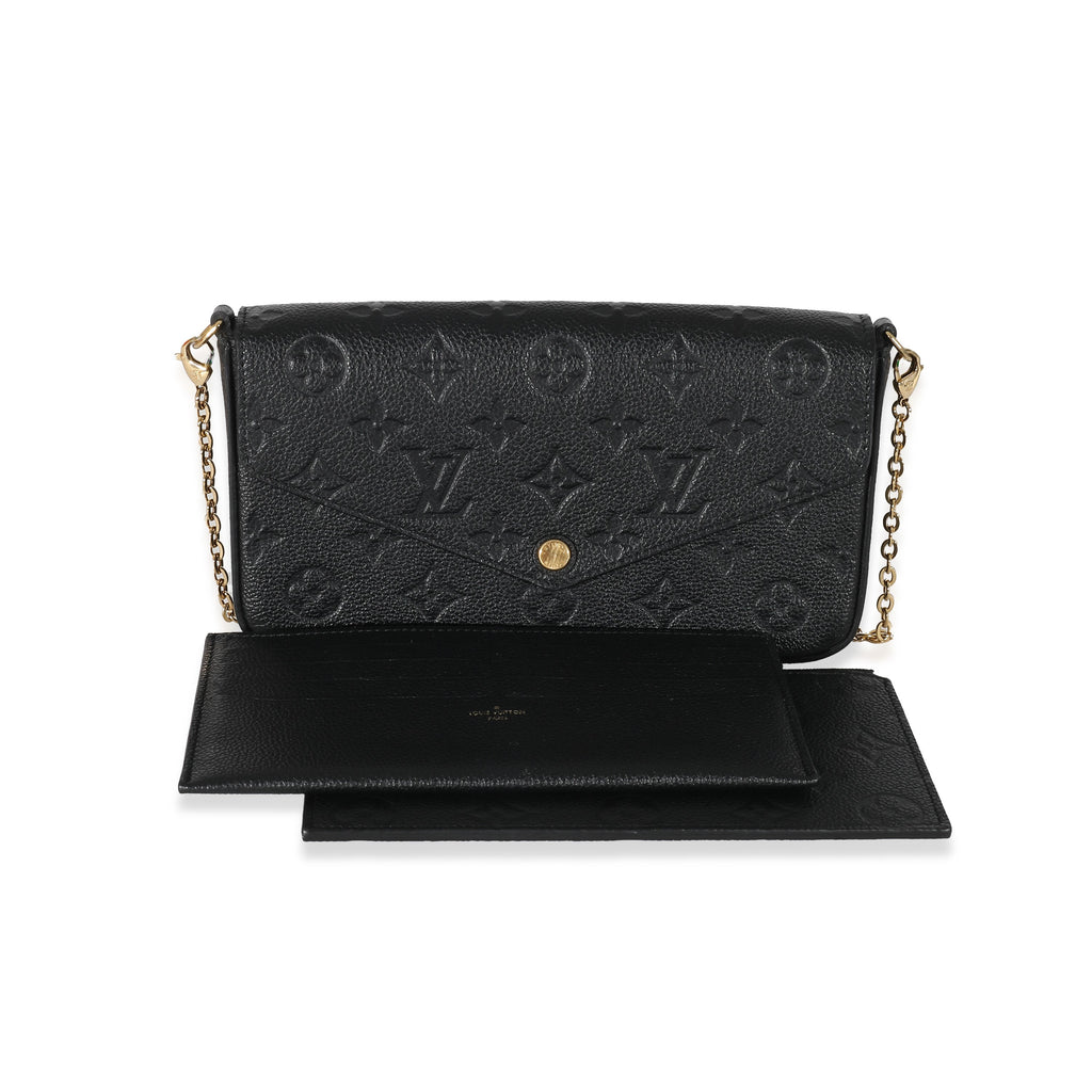 Louis Vuitton Louis Vuitton Black Monogram Empreinte Félicie Pochette