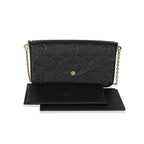 Louis Vuitton Louis Vuitton Black Monogram Empreinte Félicie Pochette