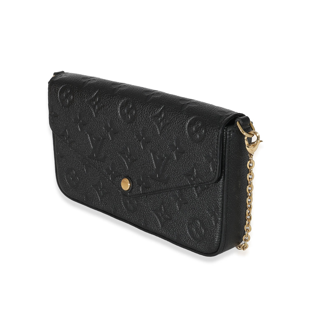 Louis Vuitton Louis Vuitton Black Monogram Empreinte Félicie Pochette