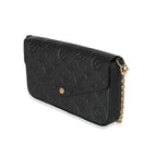 Louis Vuitton Louis Vuitton Black Monogram Empreinte Félicie Pochette