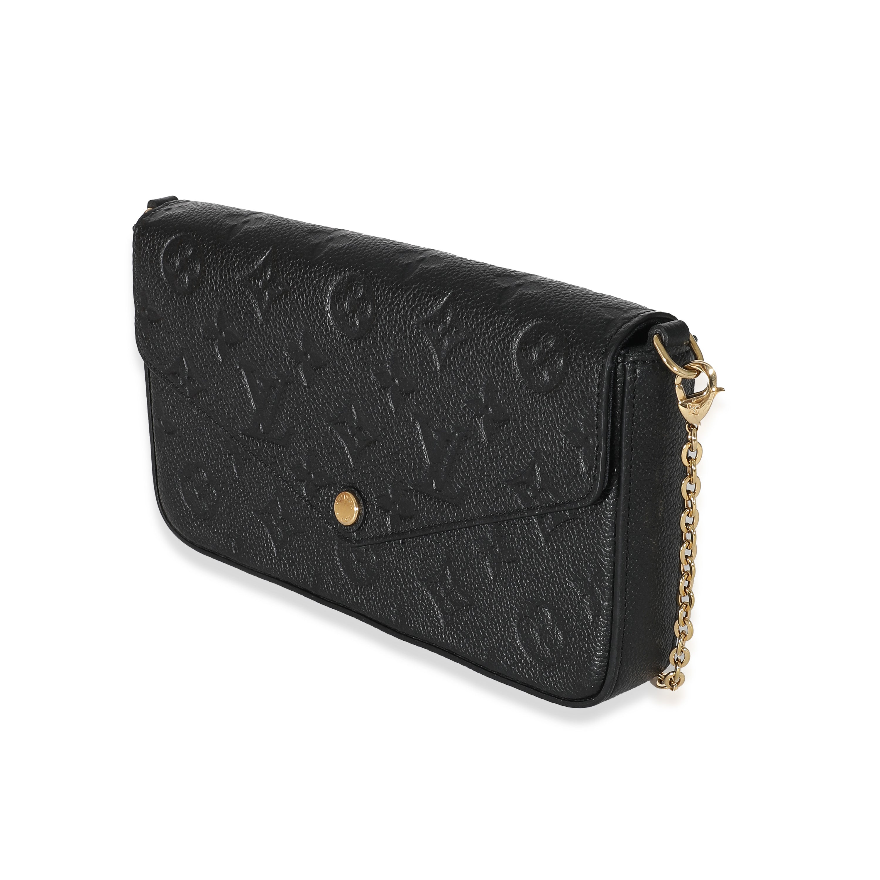 Louis Vuitton Louis Vuitton Black Monogram Empreinte Félicie Pochette