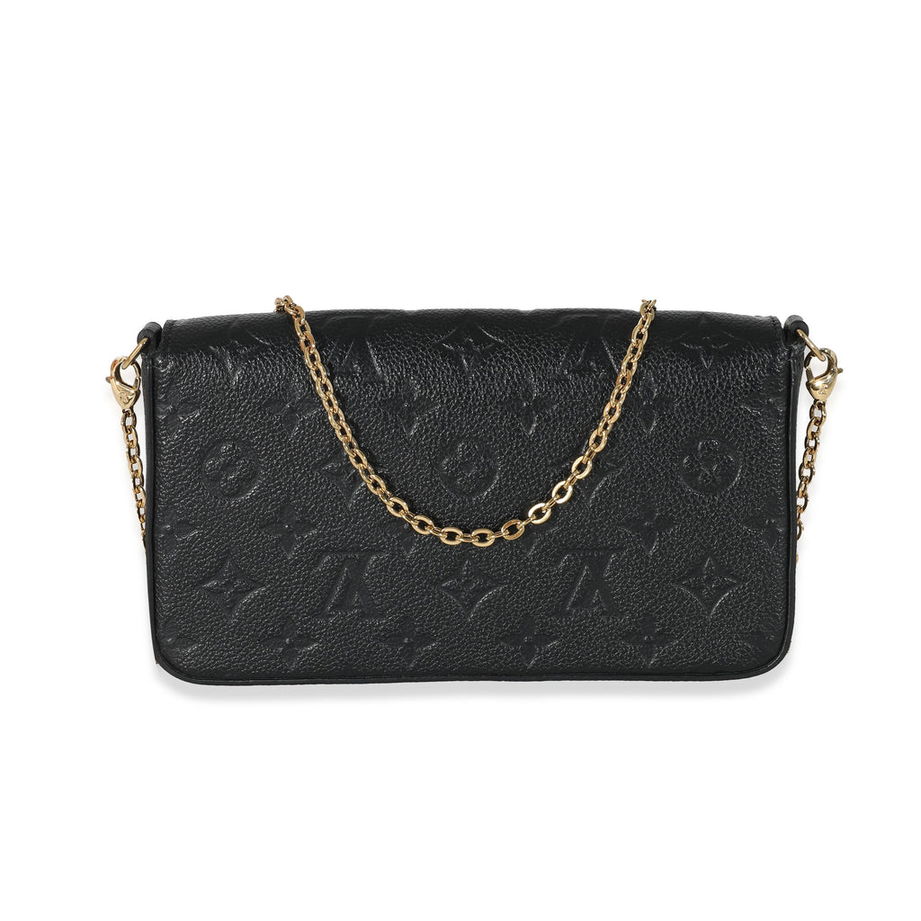 Louis Vuitton Louis Vuitton Black Monogram Empreinte Félicie Pochette