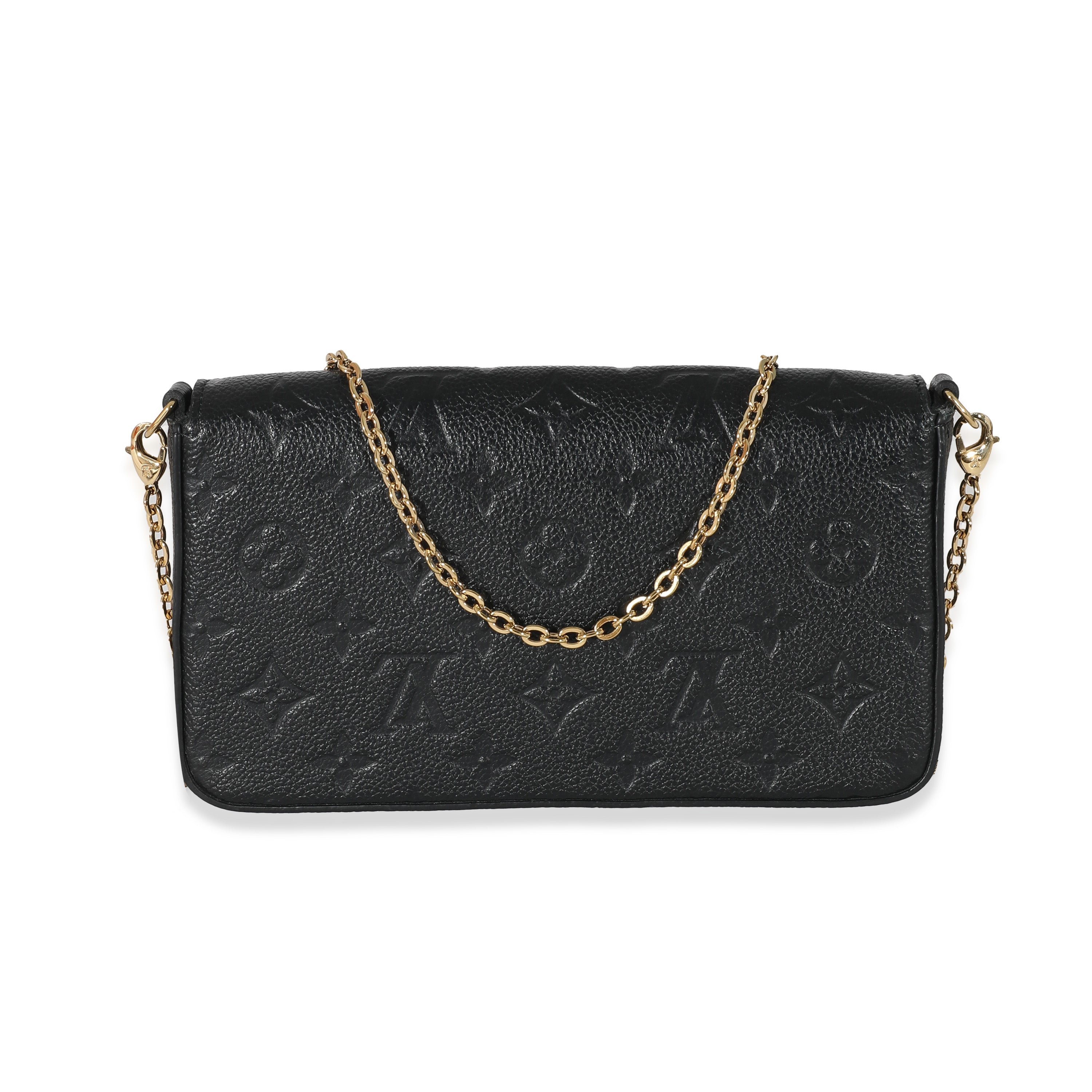 Louis Vuitton Louis Vuitton Black Monogram Empreinte Félicie Pochette