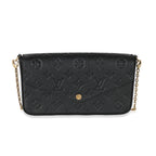 Louis Vuitton Louis Vuitton Black Monogram Empreinte Félicie Pochette