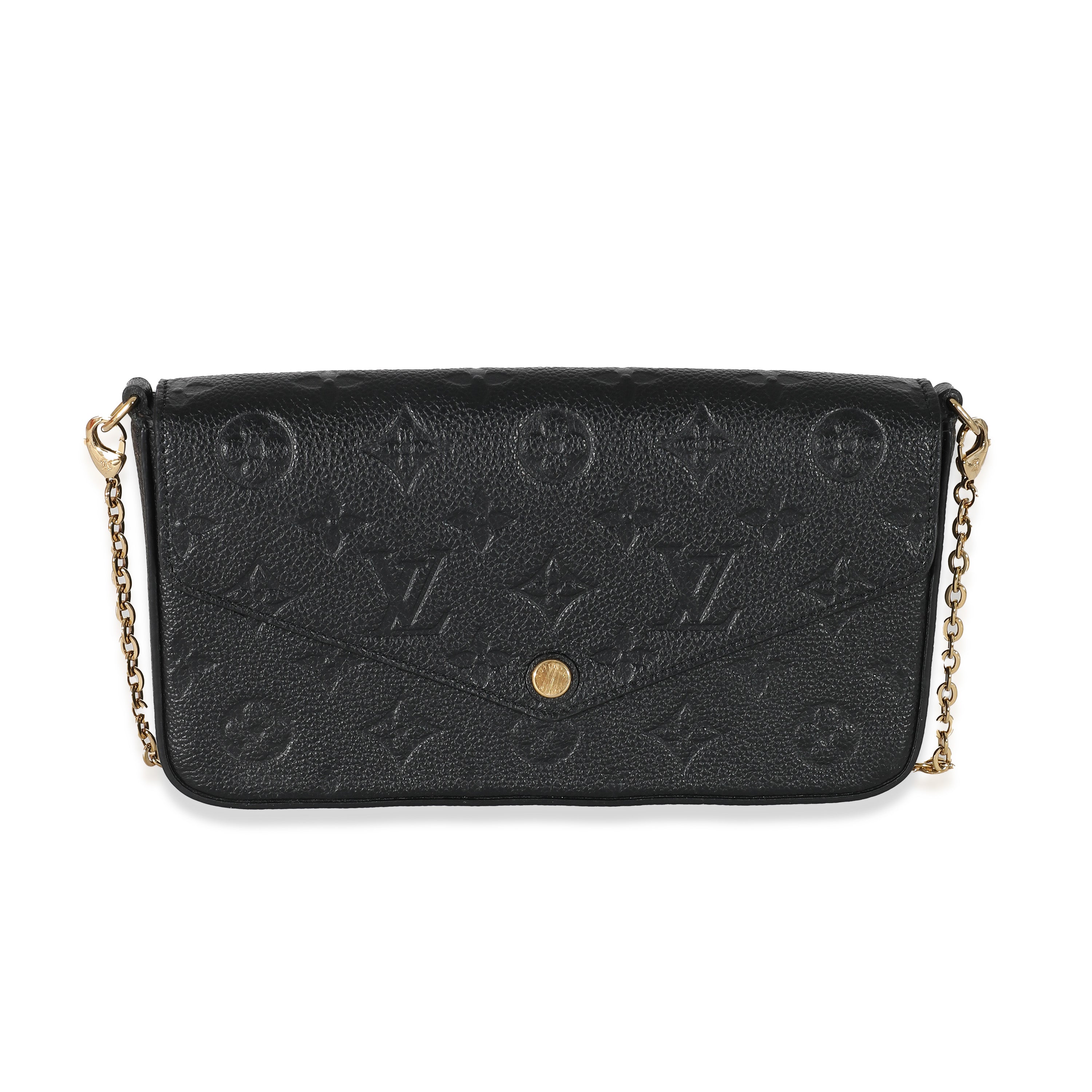 Louis Vuitton Louis Vuitton Black Monogram Empreinte Félicie Pochette