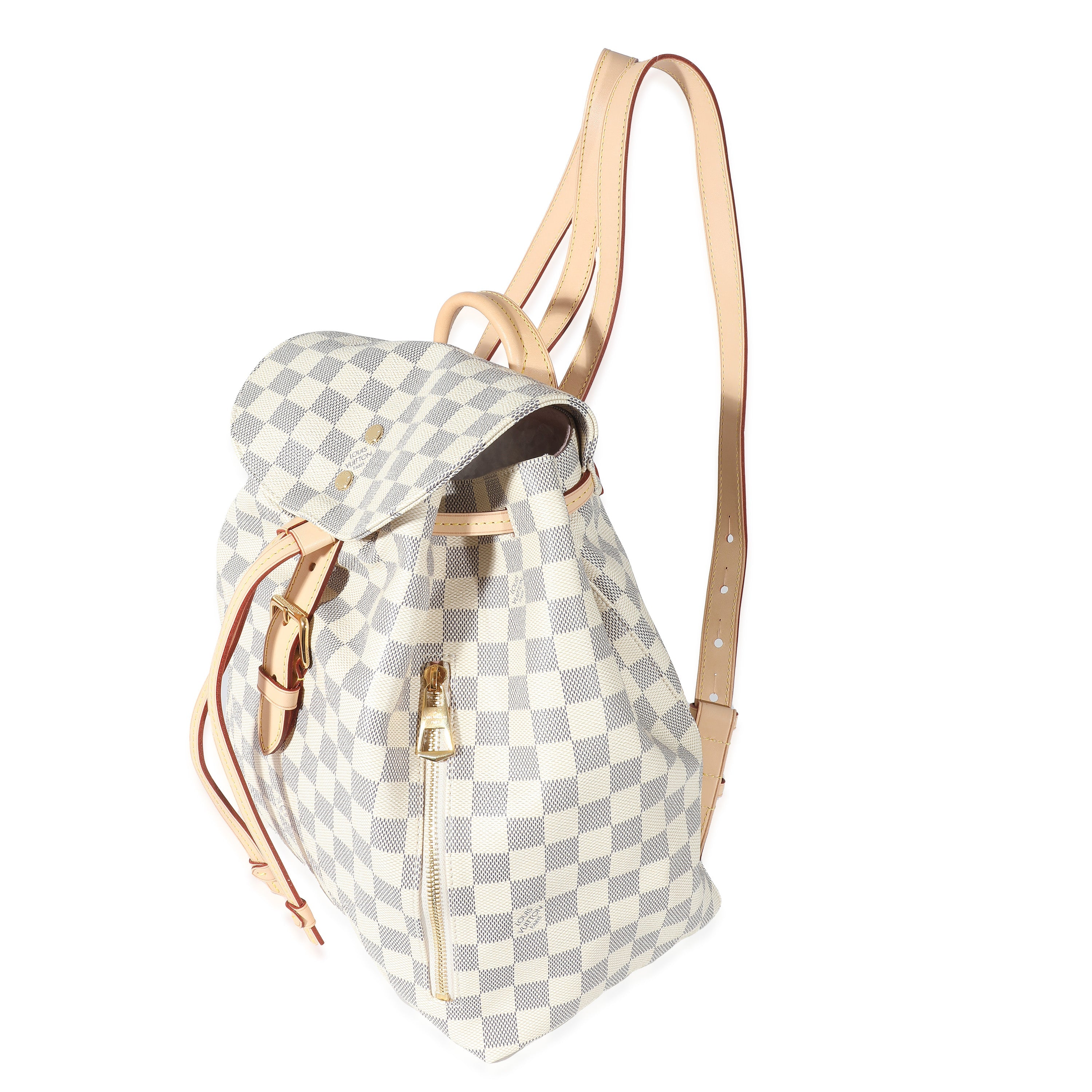 Louis Vuitton Louis Vuitton Damier Azur Canvas Sperone Backpack