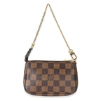 Louis Vuitton Louis Vuitton Damier Ebene Canvas Mini Pochette Accessoires