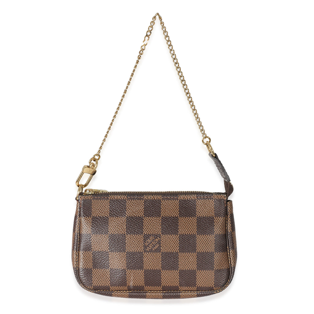 Louis Vuitton Louis Vuitton Damier Ebene Canvas Mini Pochette Accessoires