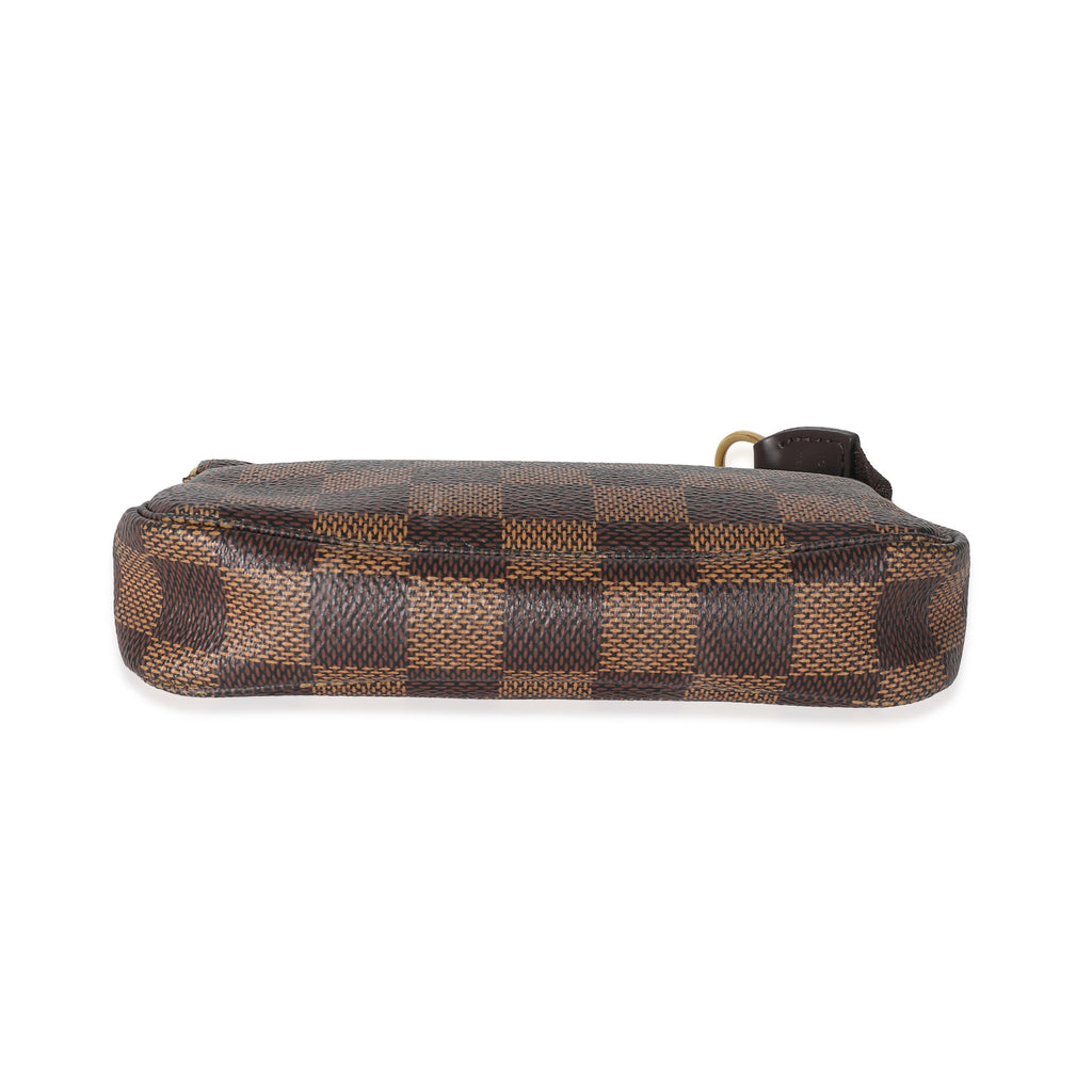 Louis Vuitton Louis Vuitton Damier Ebene Canvas Mini Pochette Accessoires