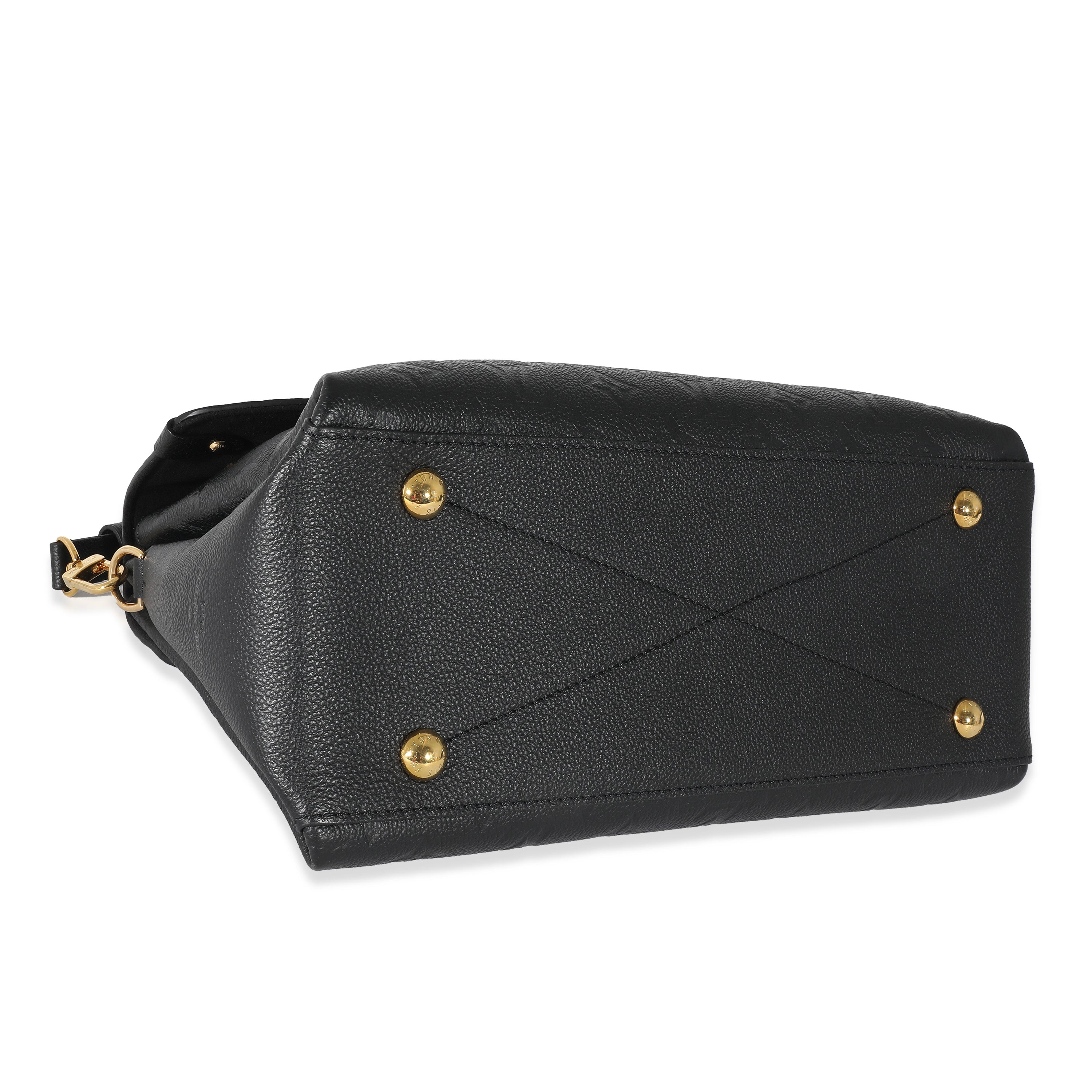 Louis Vuitton Louis Vuitton Black Monogram Empreinte Georges MM