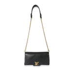 Louis Vuitton Louis Vuitton Black Calfskin Love Note Chain Clutch 
