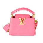 Louis Vuitton Louis Vuitton Dragonfruit Cedrat Taurillon Mini Capucines