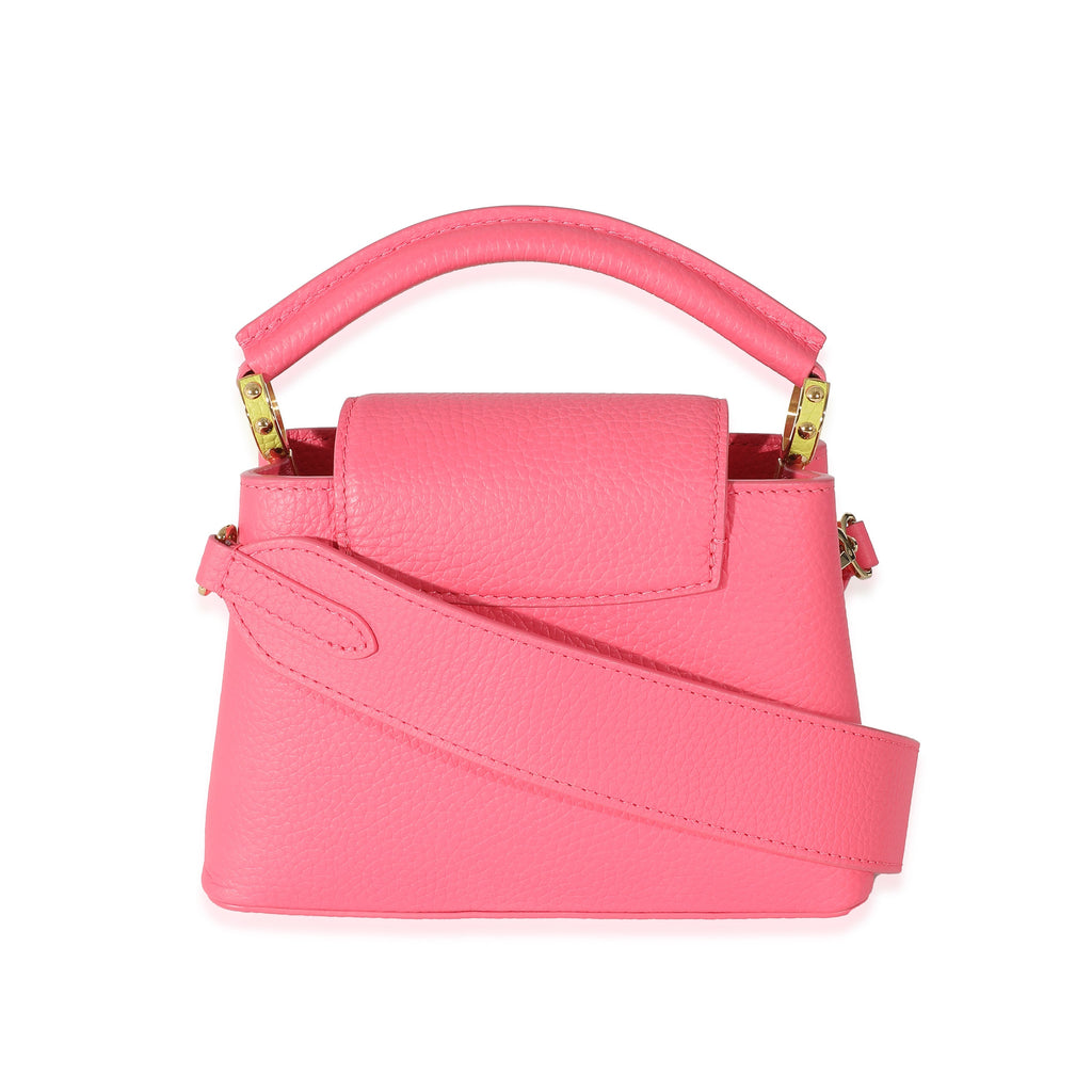 Louis Vuitton Louis Vuitton Dragonfruit Cedrat Taurillon Mini Capucines