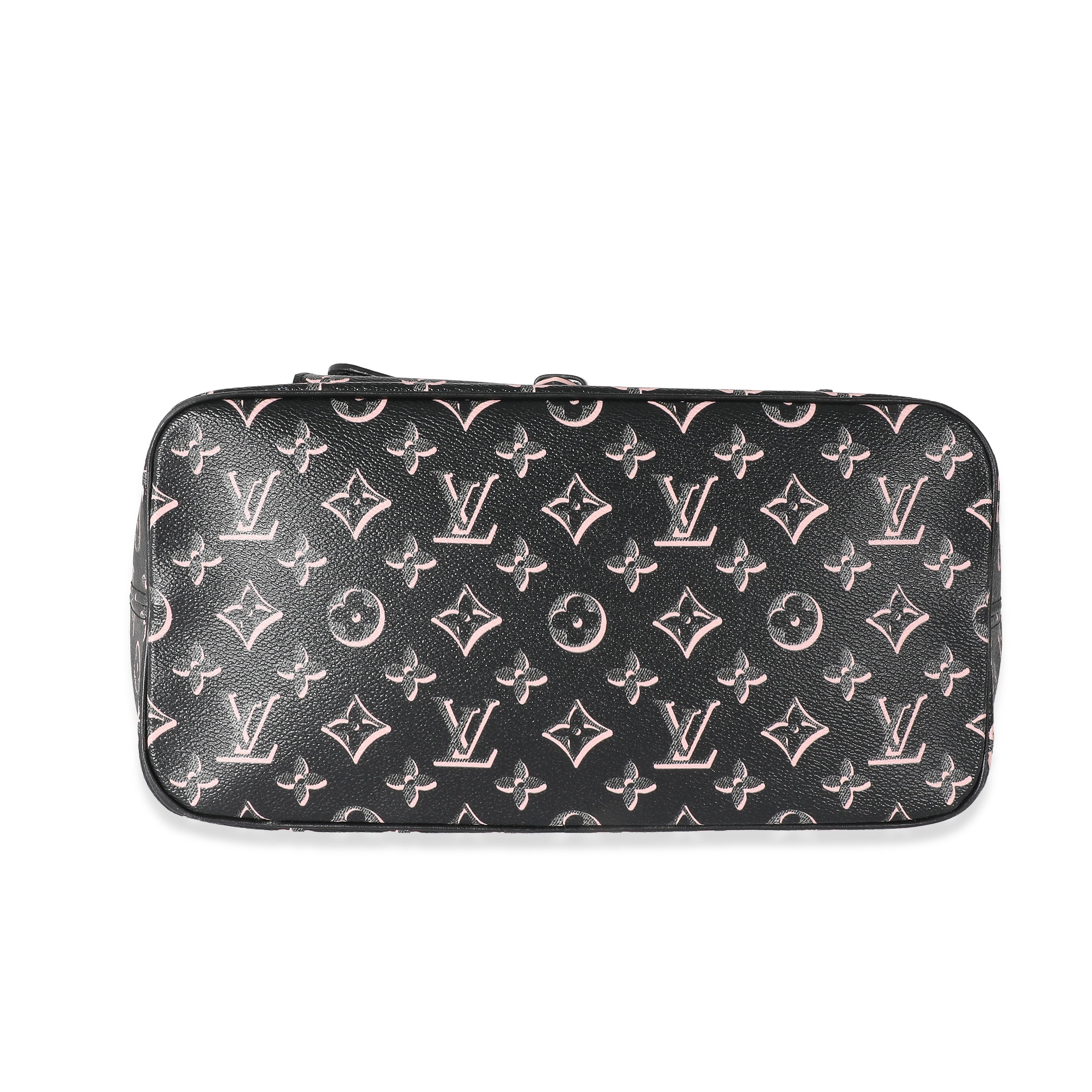 Louis Vuitton Louis Vuitton Black Pink Monogram Canvas Fall For You Neverfull MM