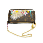 Louis Vuitton Louis Vuitton Monogram Canvas Christmas Animation Paris Mini Pochette Accessoire