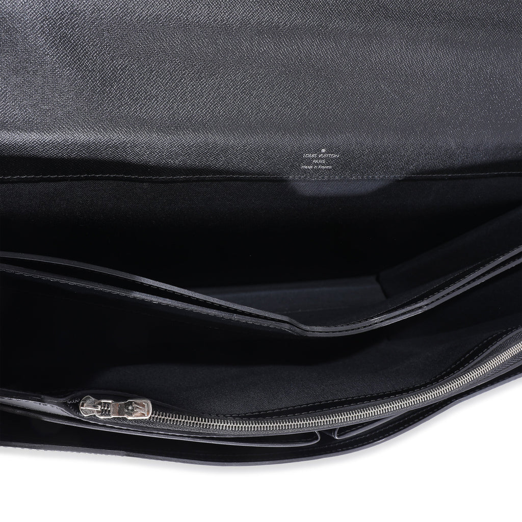 Louis Vuitton Louis Vuitton Black Epi Robusto 2 Compartment Briefcase