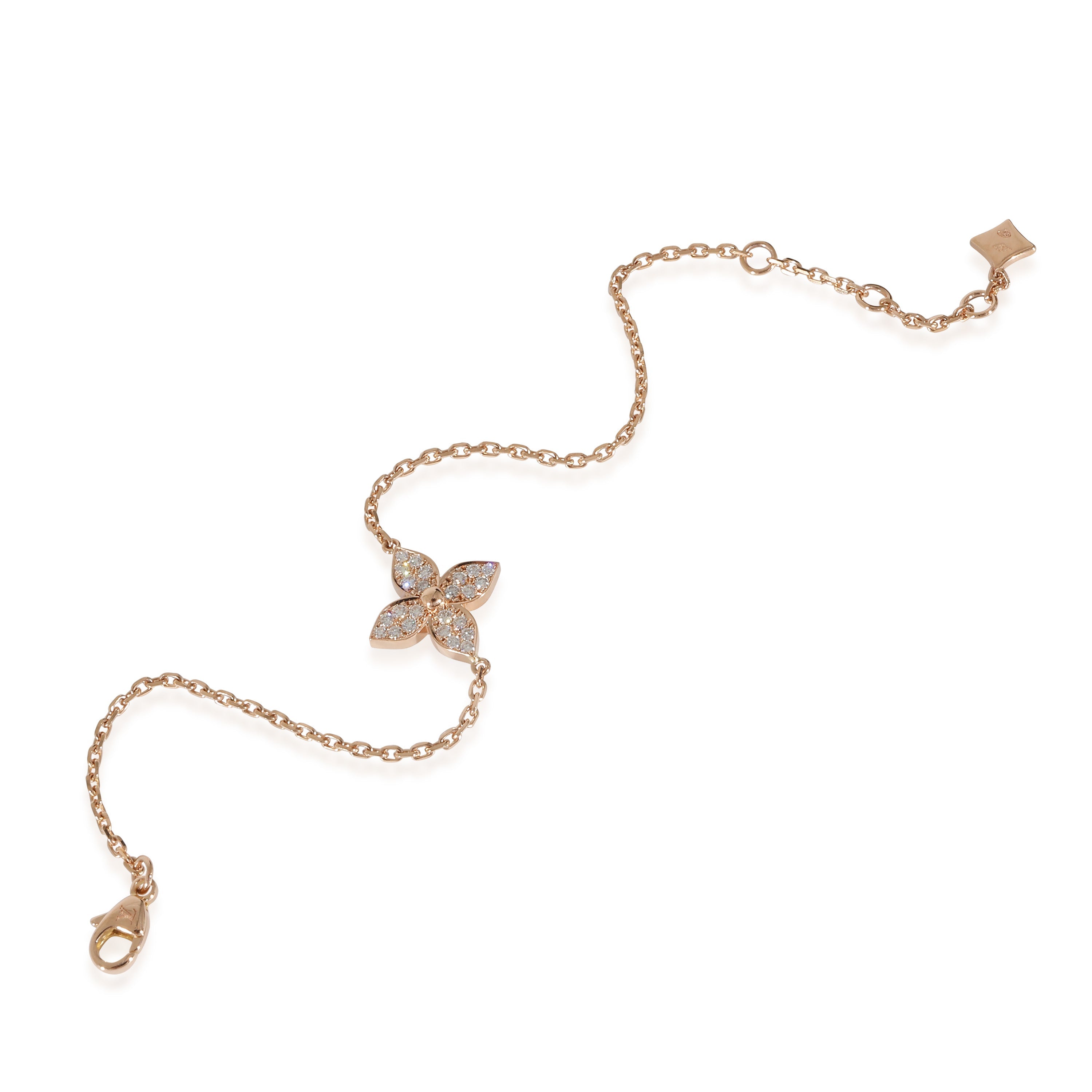 Louis Vuitton Idylle Blossom Bracelet in 18K Rose Gold 0.2 CTW