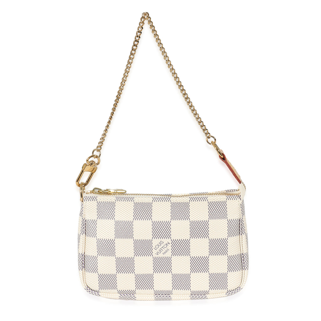 Louis Vuitton Louis Vuitton Damier Azur Canvas Mini Pochette Accessoires