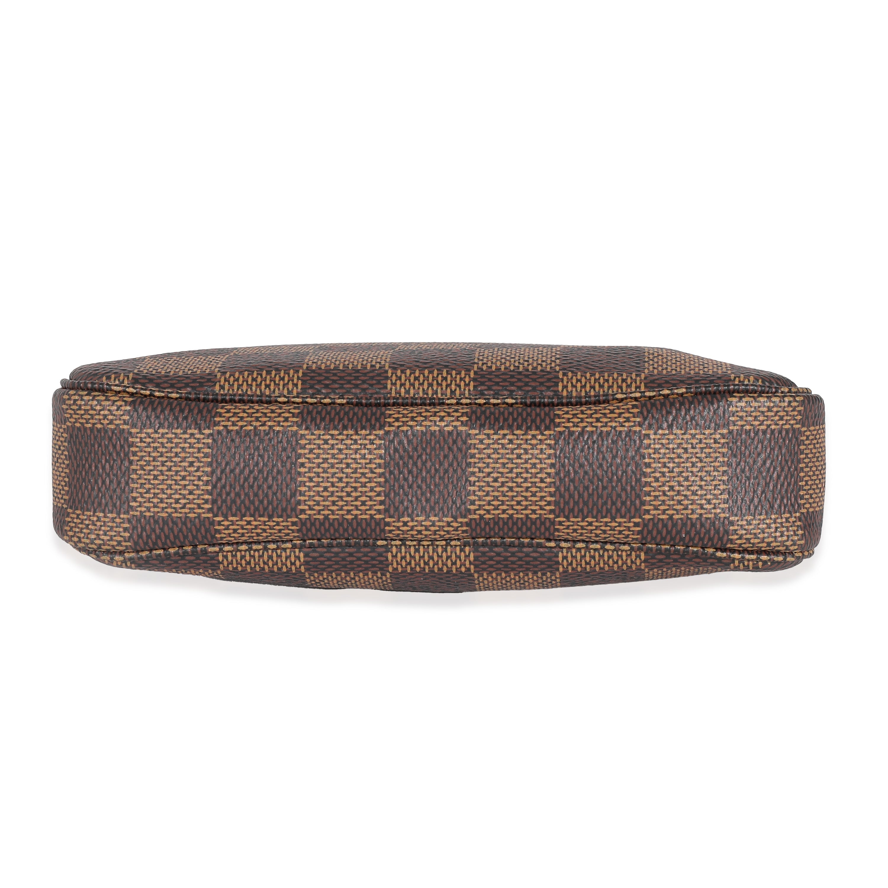 Louis Vuitton Louis Vuitton Damier Ebene Canvas Mini Pochette Accessoires