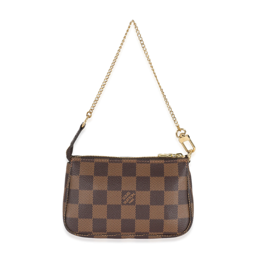 Louis Vuitton Louis Vuitton Damier Ebene Canvas Mini Pochette Accessoires
