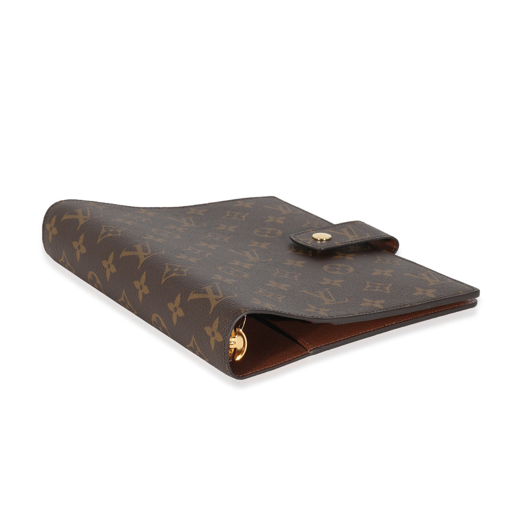 Louis Vuitton Louis Vuitton Monogram Canvas Large Ring Agenda Cover