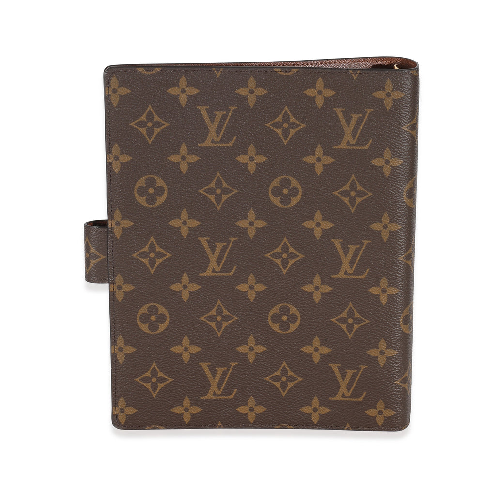 Louis Vuitton Louis Vuitton Monogram Canvas Large Ring Agenda Cover